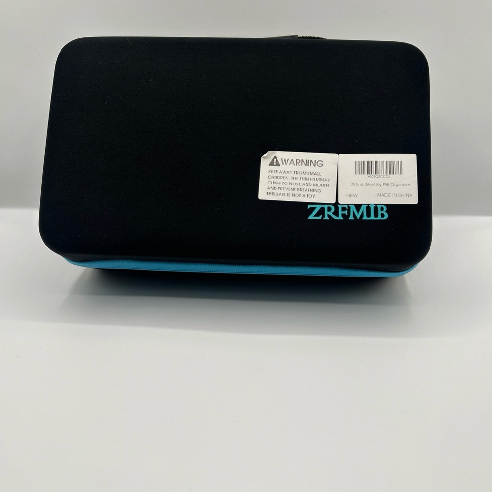 Black and Blue  ZRFMIB pill organizers